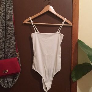 Brandy Melville Anne Bodysuit (white)